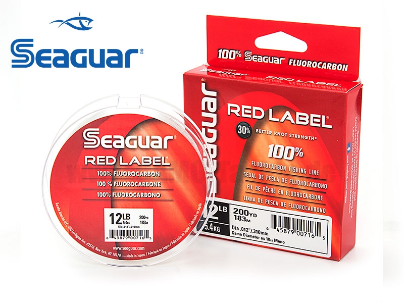 180 m RED LABEL Fluorocarbon Schnur SEAGUAR, CAMOTackle Shop