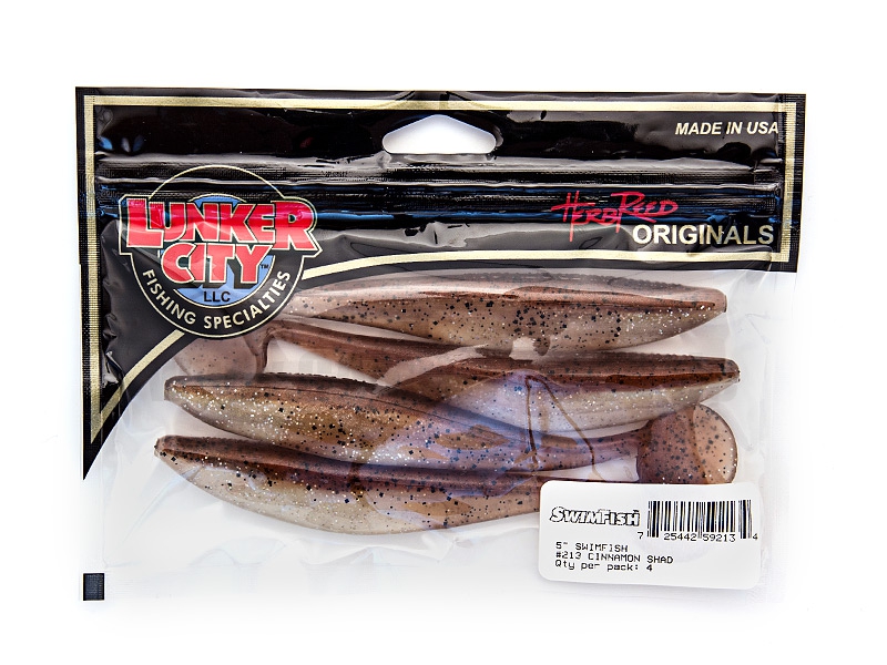 Lunker City 5" SwimFish, CAMOTackle Shop