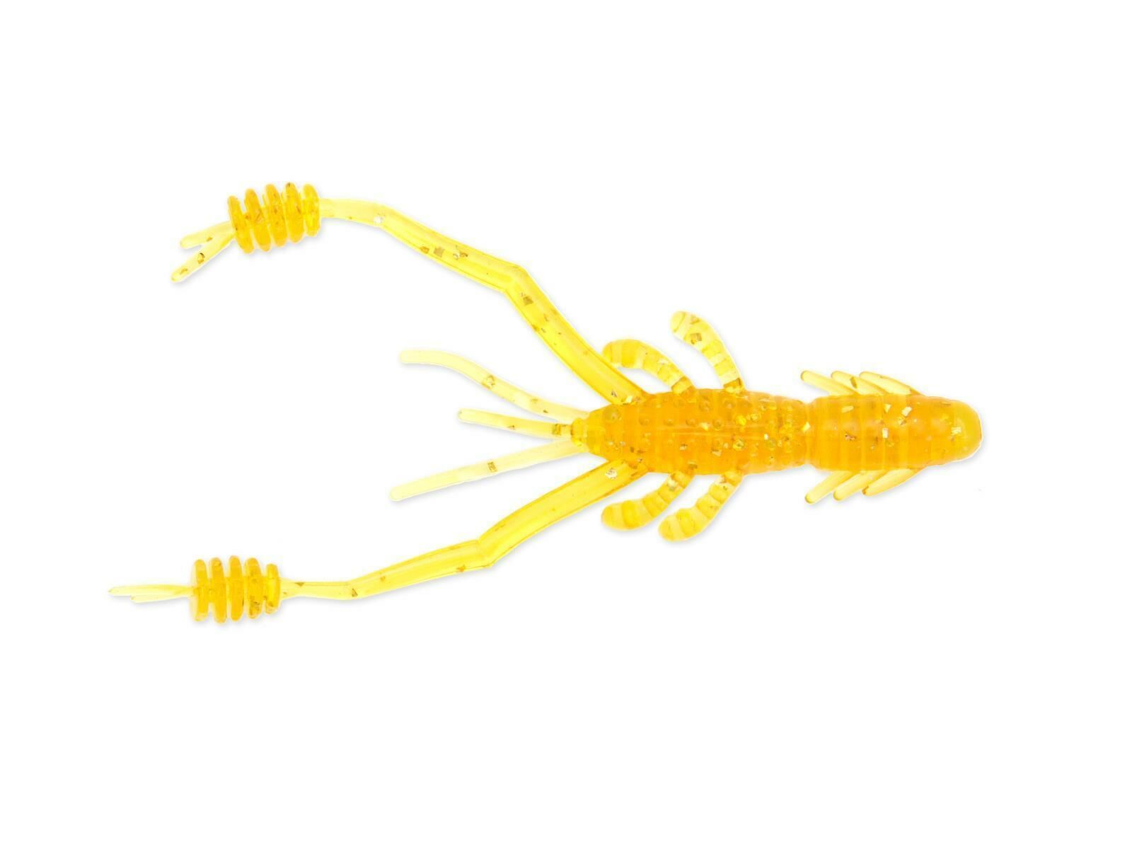 2" Ring Shrimp - Motoroil Gold Flk.