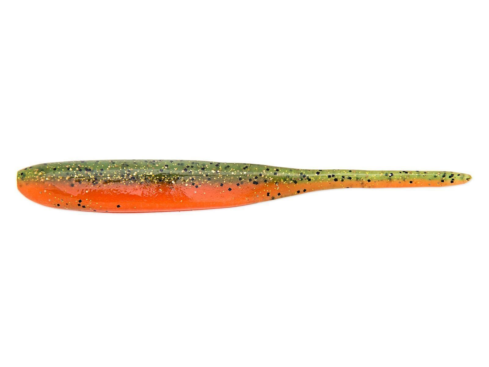 4" Shad Impact - Fire Tiger