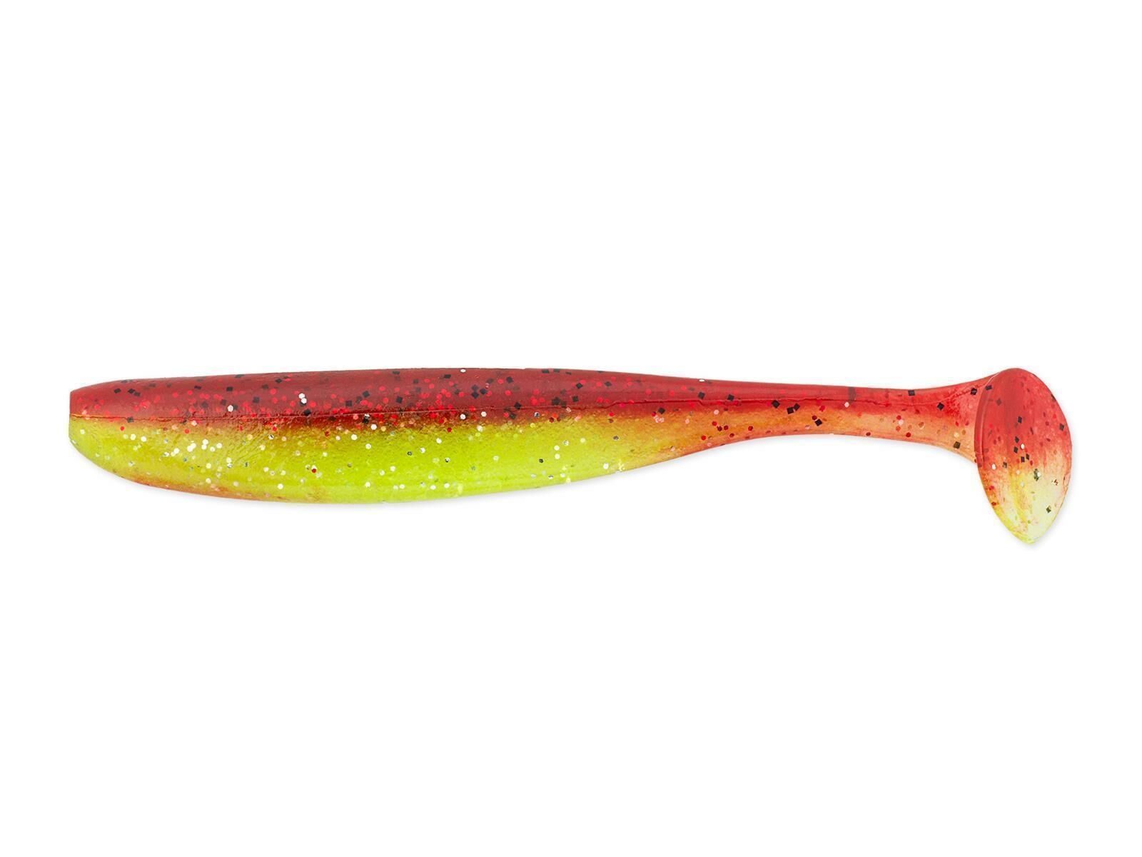 2" Easy Shiner - Chartreuse Silver Red