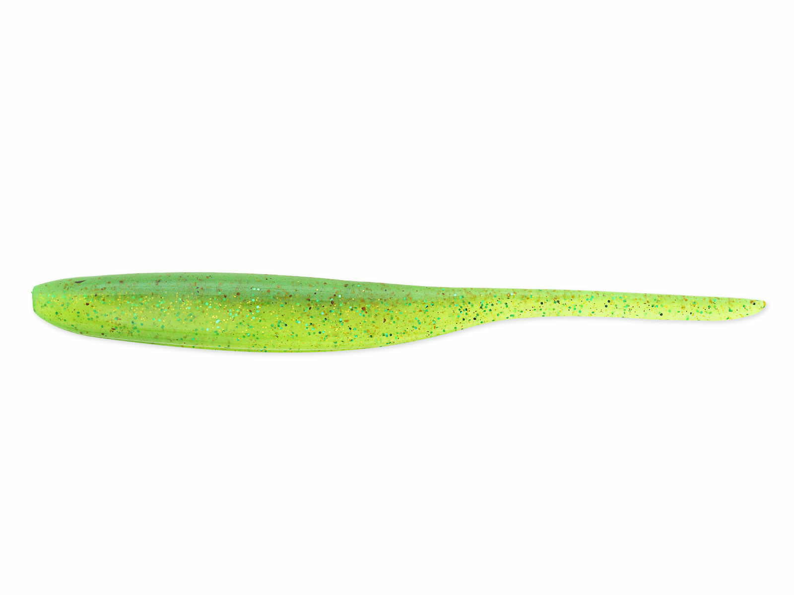 4" Shad Impact - Lime / Chartreuse