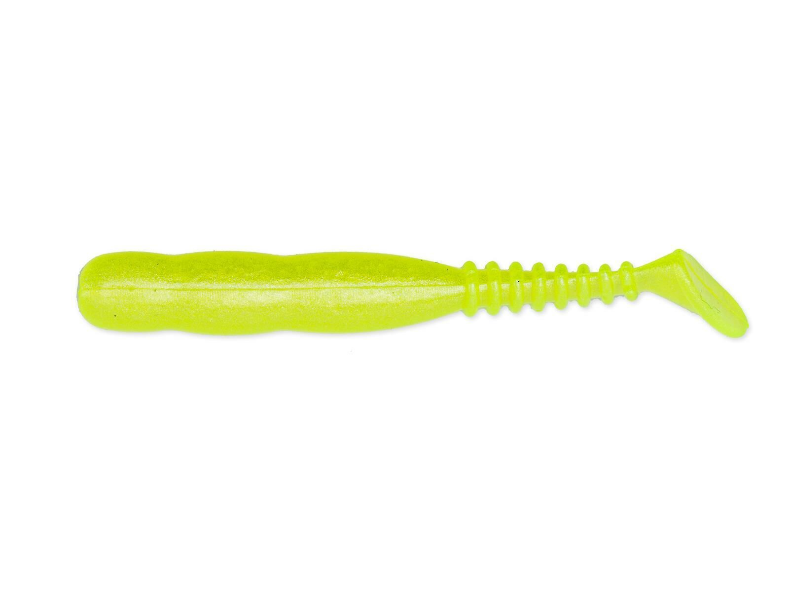 2" Rockvibe Shad - Chartreuse Pearl (No Scent)