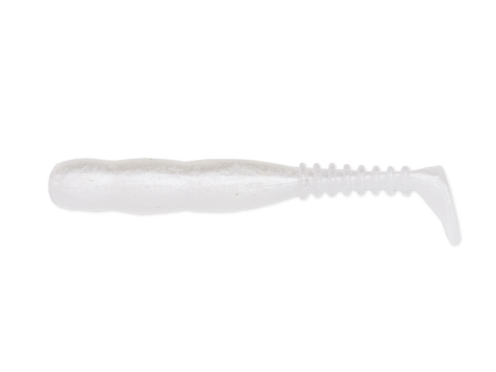 2" Rockvibe Shad - Pearl White (No Scent)