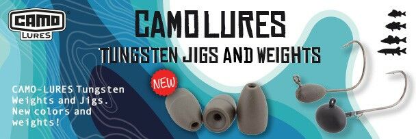 CAMO LURES Tungsten Jigs and Weights
