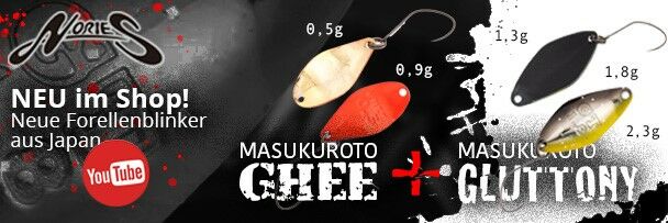 NORIES Masukuroto Ghee und Gluttony Trout Spoons