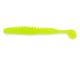 4&quot; Bubbling Shad - Chartreuse Silver Glitter