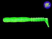 2&quot; Rockvibe Shad - Chartreuse Silver Glitter