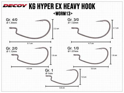 Kg Hyper Ex Heavy Hook Worm13