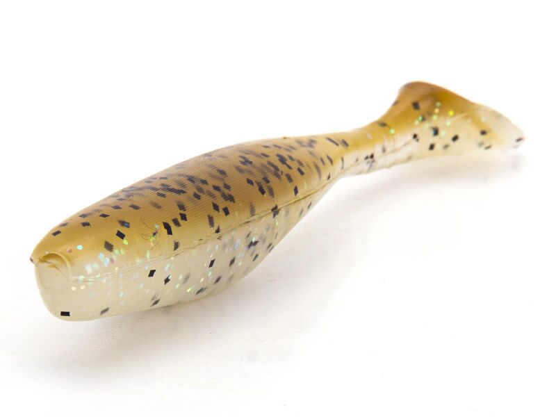 Bass Assassin Sea Shad Paddle Tail Lure - 4 Inch, Slammin' Chicken Color, 10 Pack For Fishing