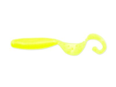 2" Fat G-Tail Grub - Chartreuse Pearl (No Scent)