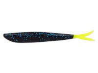 4 Fin-S Fish (Tail Colors) - Black Blue Flake CT