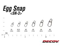 DECOY Egg Snap - Size 3 (31,7 kg / 70 lb)