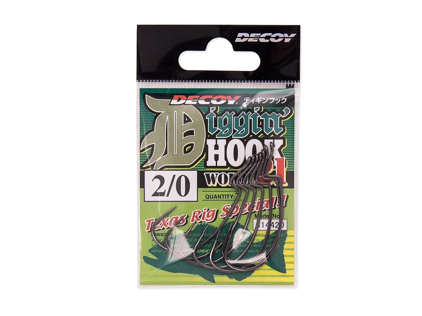 Diggin Hook Worm21 - Size 2/0
