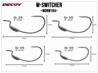 W-Switcher Worm104 - Size 4/0 (1.2g)