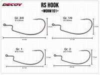 RS Hook Worm101 - Size 1/0