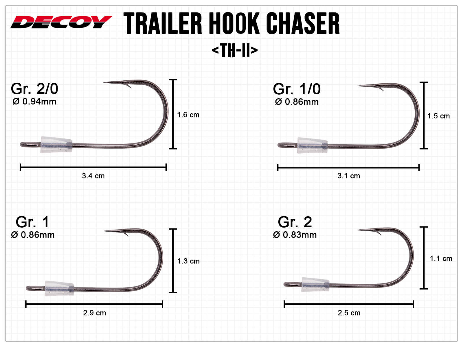 Trailer Hook Chaser TH-II - Gr. 2/0