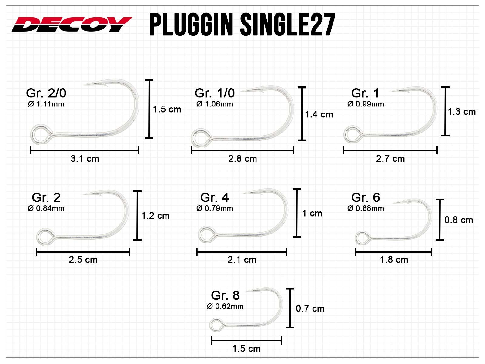 Pluggin Single27 - Size 2/0