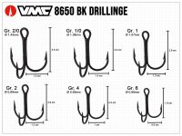 VMC 8650 BK Trebles - Size 4