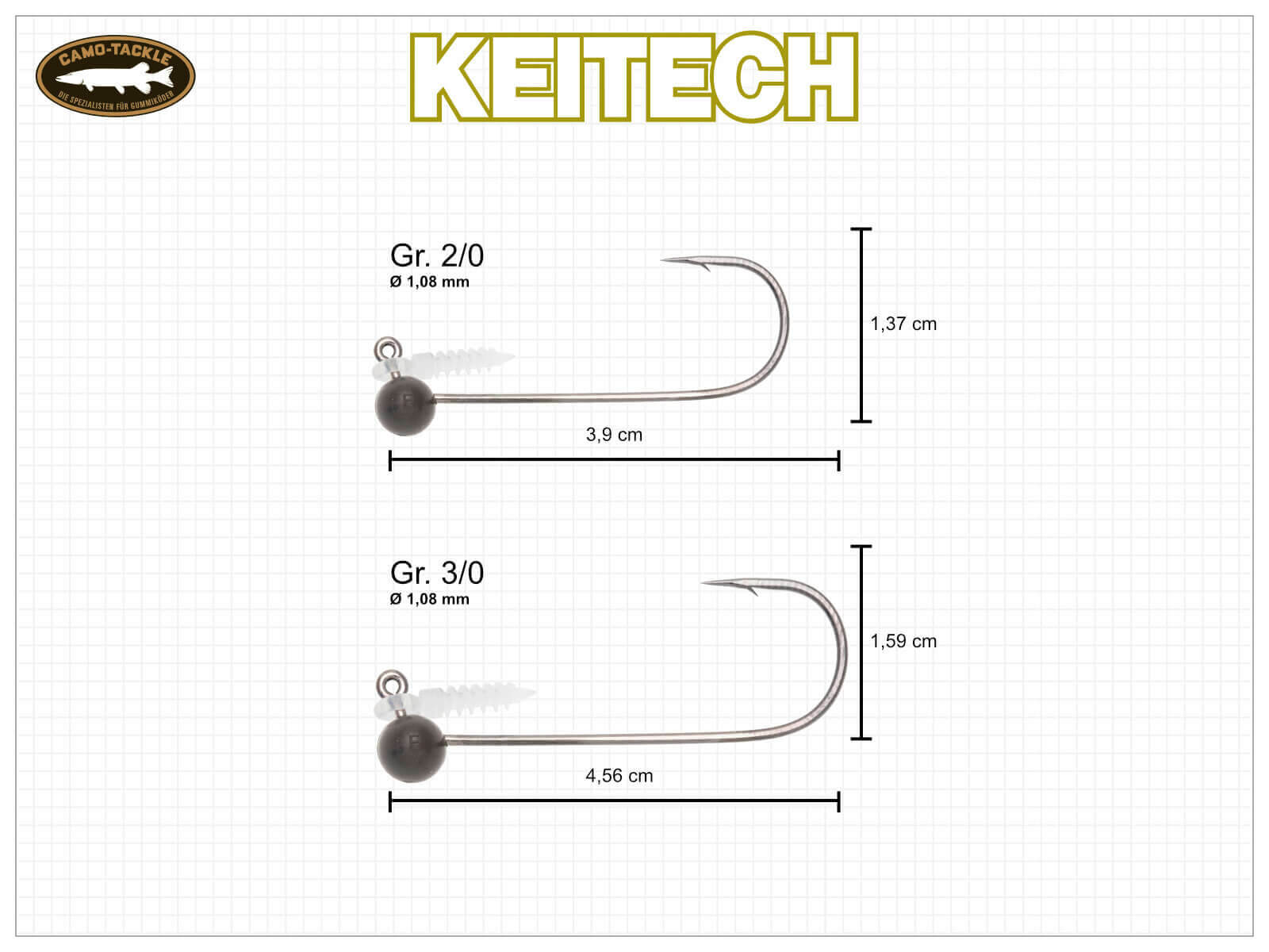 Tungsten Football Shaky Head - Size 3/0 (3.5g)