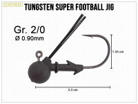 Tungsten Super Football Jig - Gr. 2/0 (14g)