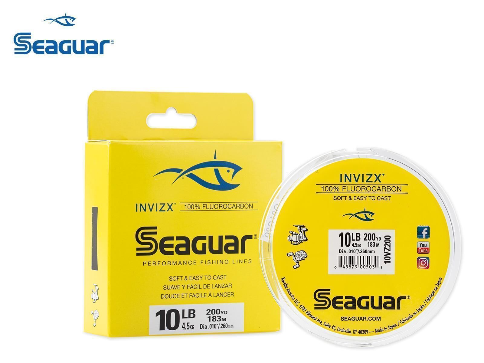 Seaguar InvizX Fluorocarbon Line 15lb 200yd