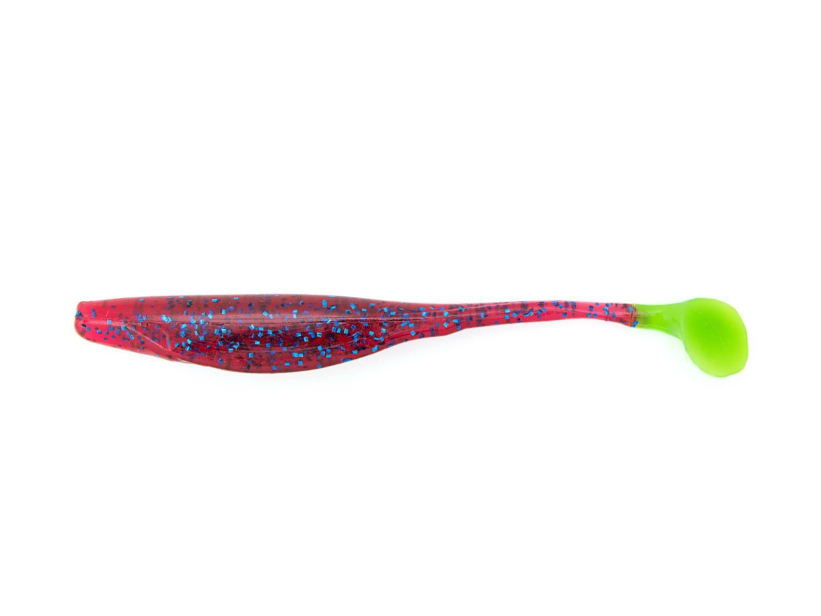 5" Sea Shad - Plum Chartreuse Tail