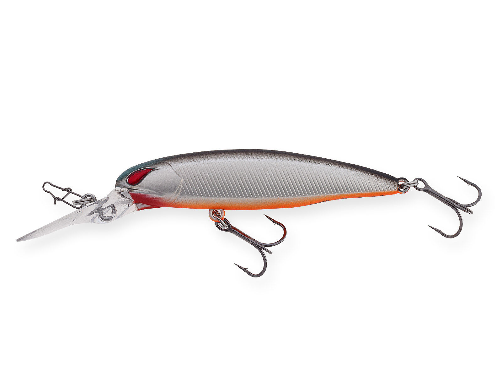 Laydown Minnow Deep JW - Mat Trad Black Silver