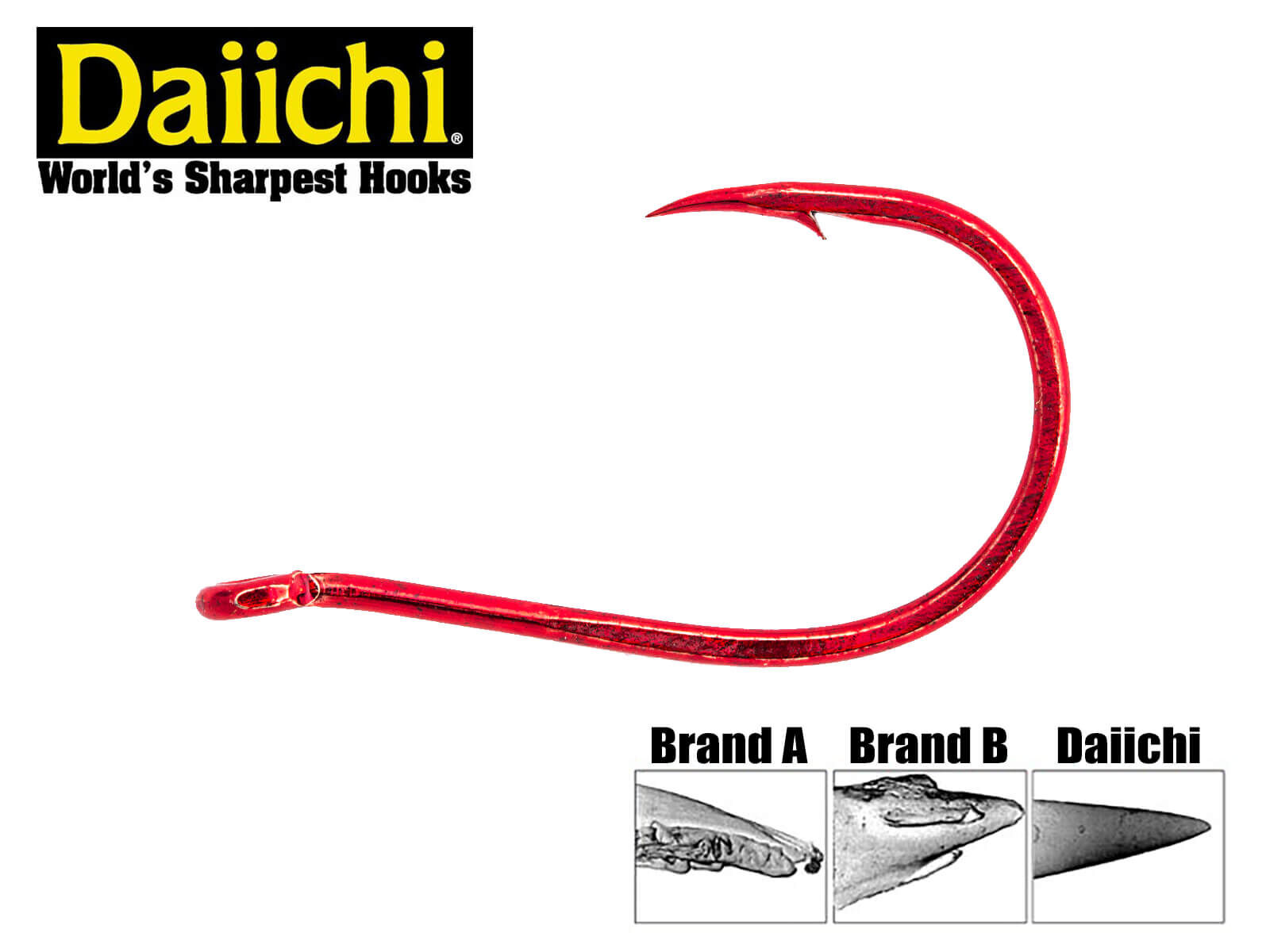 Daiichi Drop Shot Haken (Bleeding Bait)