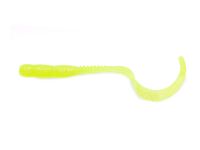 4&quot; Curly Curly - Chartreuse Silver Glitter