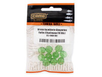 6 mm facetted Glass Beads - Orange (10 pcs.)