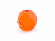 6 mm facettierte Glasperlen - Orange (10 Stk.)