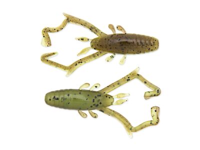 2" Delta Shrimp - Green Pumpkin / Chartreuse