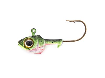 7g Paddle Fry Jighead - Chartreuse