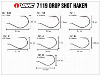 VMC Spinshot Drop Shot Hooks (7119SH)