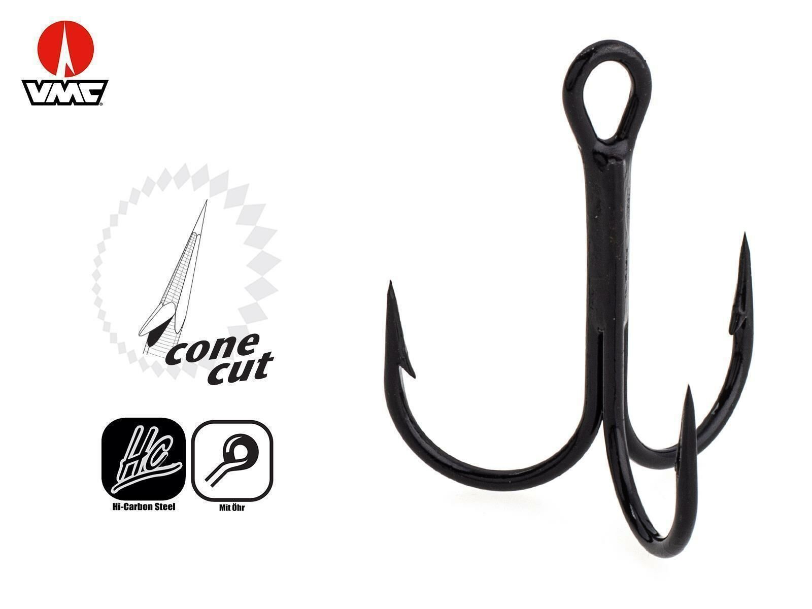 VMC 8650 BK Trebles - Size 8