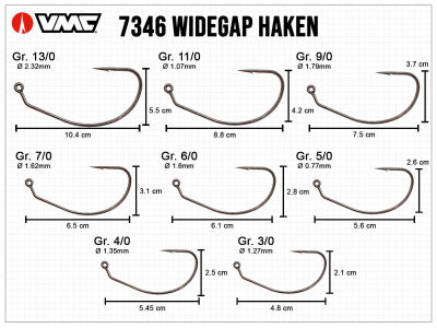 VMC Heavy Duty Weighted Swimbait Hooks (7346WT)