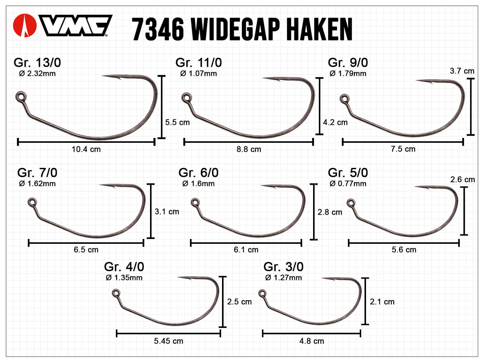 VMC HD Weighted Swimbait - Gr. 3/0 (3.5g)