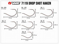 VMC Drop Shot Hooks Spark Point (7119 BN)