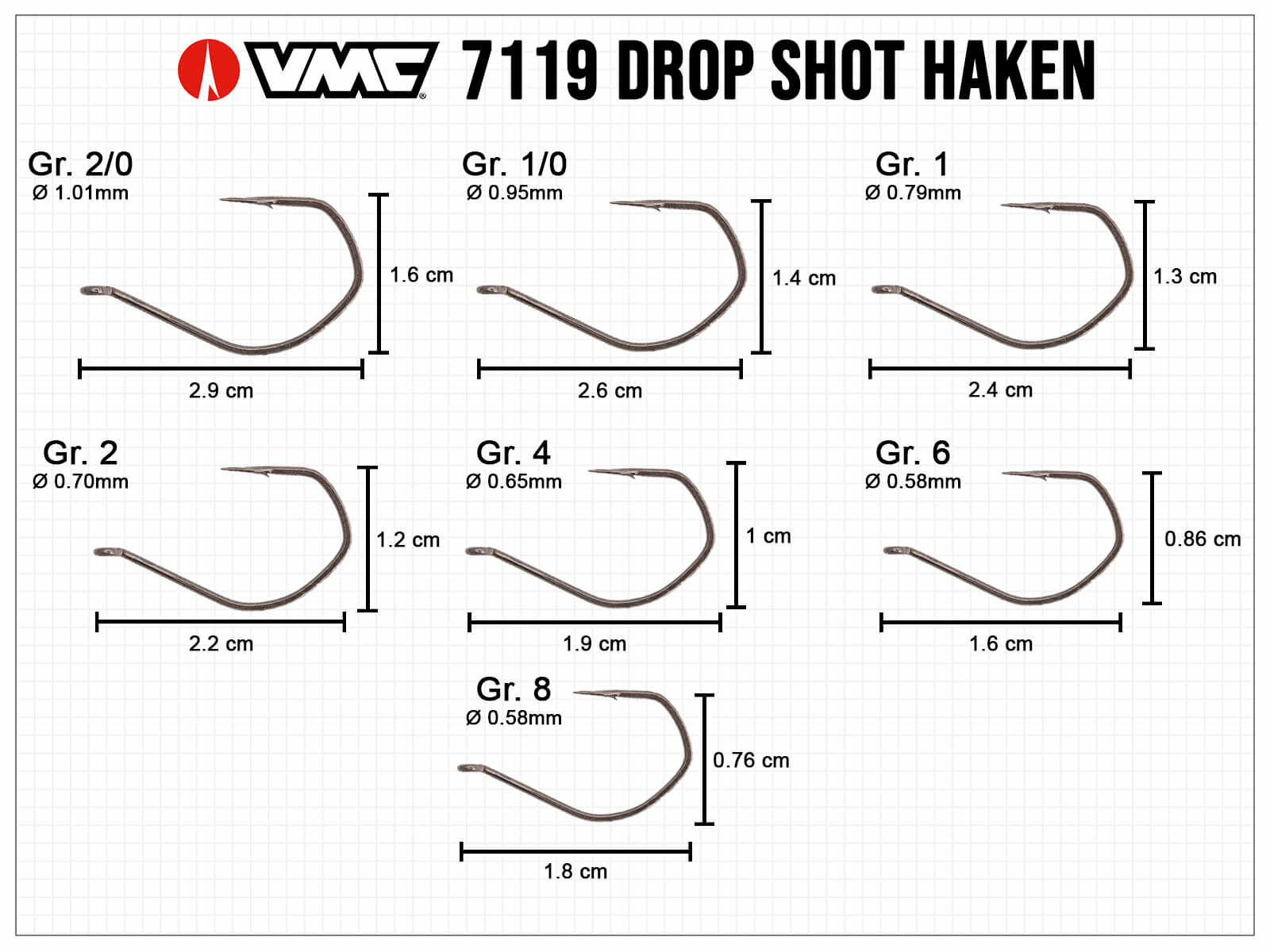 VMC Spark Point Drop Shot - Size 2