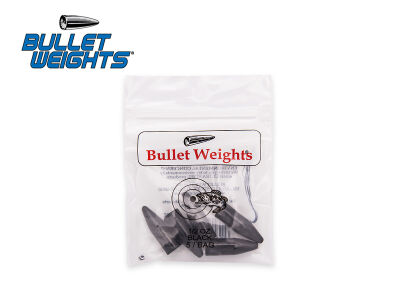 Bullet Weights BLACK - 3.5g (1/8 oz.)