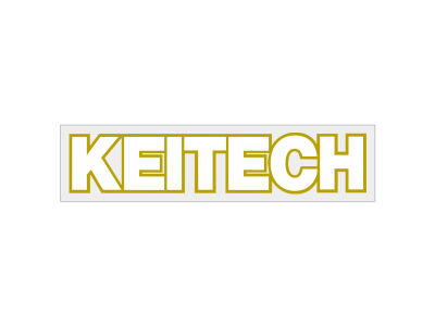 KEITECH Aufkleber - (160 x 40 mm)