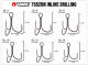 VMC Inline trebles 7552 BN - Size 14 (8 pcs.)