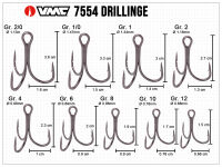 VMC 2X Inline trebles 7554 BN