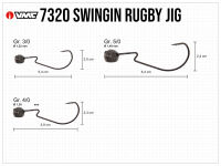 VMC Swingin Rugby Jig - Gr. 3/0 (7g)