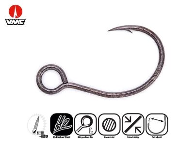 VMC 7237 Light Inline Single Hooks