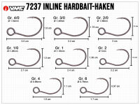 VMC Light Inline Hardbait-Hooks (7237)