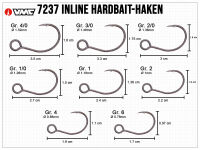 VMC Light Inline Haken (7237) - Gr. 6