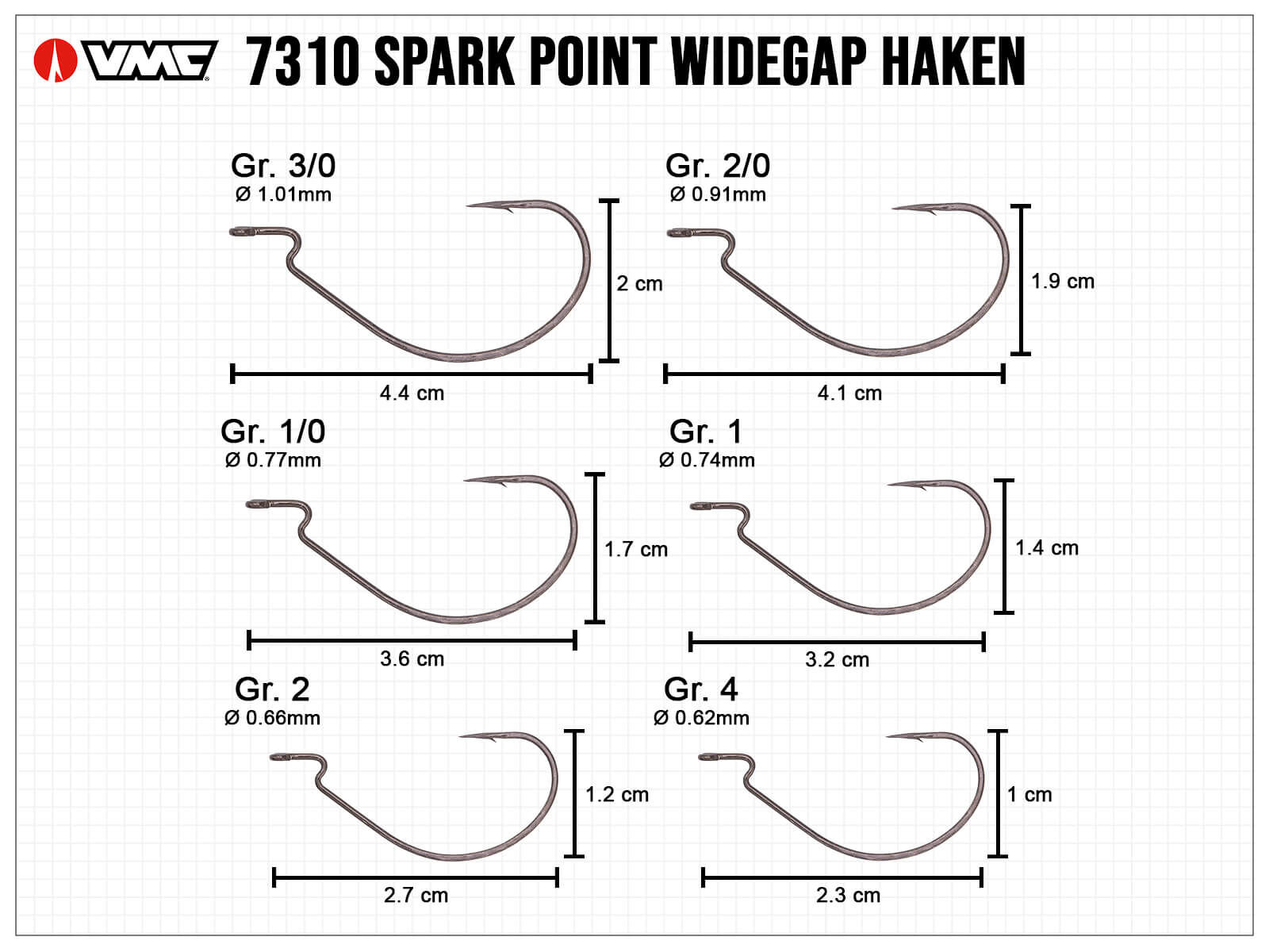 VMC Spark Point Wide Gap - Size 1/0