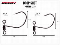 Drop Shot Worm123 - Size 6